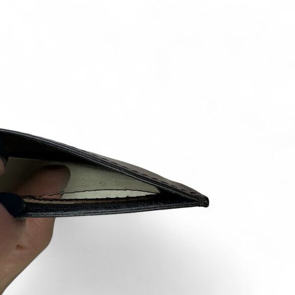 Valentino Garavani Black Rockstud Leather Card Holder Wallet w Extra Studs *USED - Picture 10 of 16